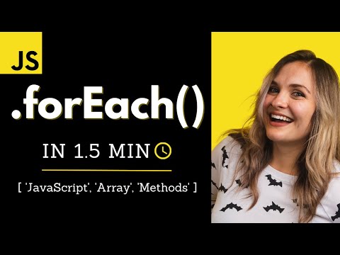 JavaScript forEach (in 1.5 min)