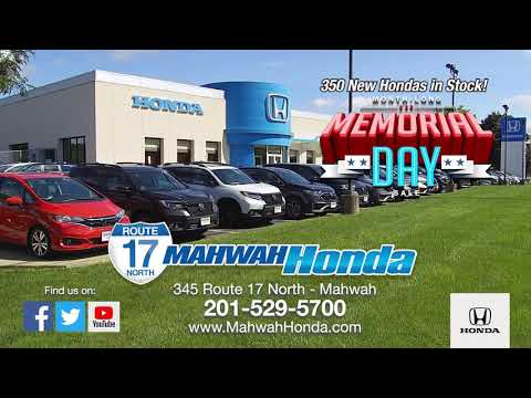 Month-Long Memorial Day Sale at Mahwah Honda