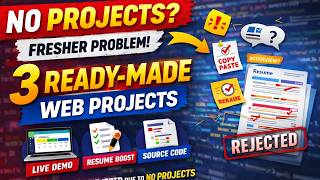 3 Ready to Use Frontend Projects For Resume | Projects For Resume With Source Code