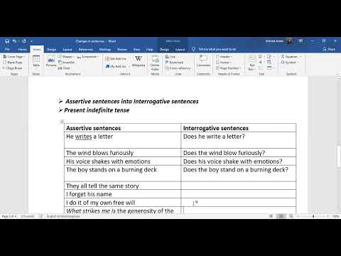 Assertive into Interrogative
