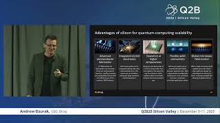Q2B25 Silicon Valley | Andrew Dzurak, CEO & Founder, Diraq