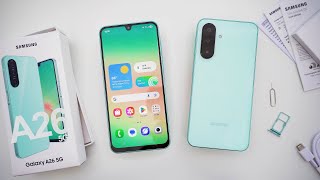 Samsung Galaxy A26 5G Unboxing, Hands-On & First Impressions! (Mint Green)