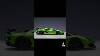 Lamborghini aventador SVJ model cars by autoart