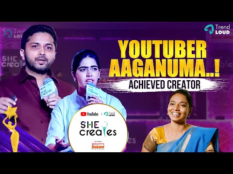 Youtuber Aaganuma.! | Achieved Creator Malar | She Creates | Coimbatore | YouTube India | Trend Loud