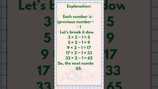 Can You Crack This Genius Math Pattern? #shorts #MathPattern #BrainTeaser #MathPuzzle #NumberSeries