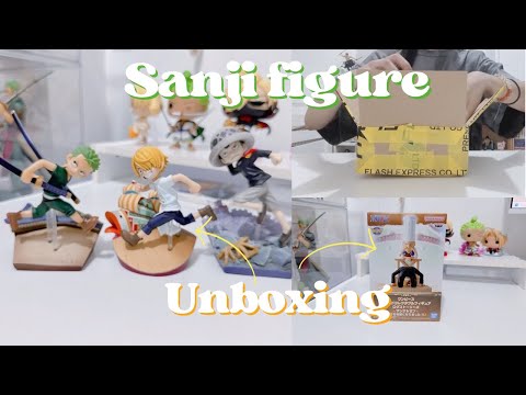 One Piece - Sanji figures unboxing | G.E.M Run Run series and WCF Log stories