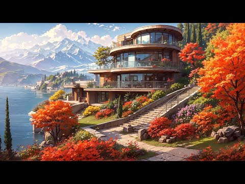 Lakeside Autumn Haven 🌤 Heal the soul 🌲 Study/Calm/Heal