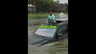 Speed Tries a Floating Car in China! 😱 #ishowspeed  #edit