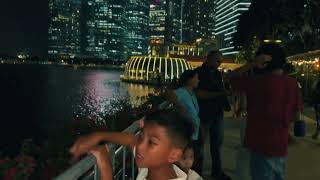 Singapore city lights