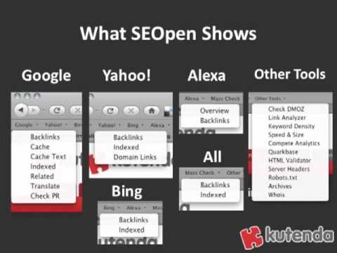 SEO Tools Tip: Use SEOpen for Firefox for Easy SEO