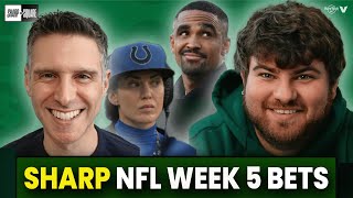 SHARP NFL Week 5 Bets: Chiefs-Jaguars, Cowboys-Jets, Giants-Saints & more | Sharp or Square