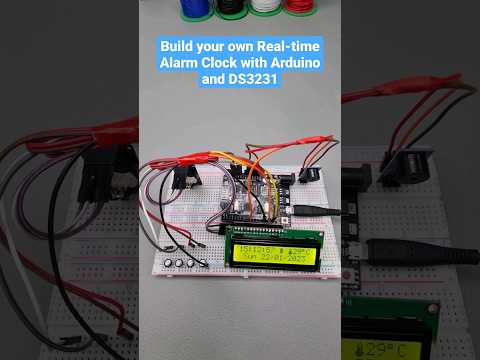 DIY Real-time Alarm Clock with Arduino DS3231 Module ⏰🪛😲 #diy #clock #arduino #electronic #howto