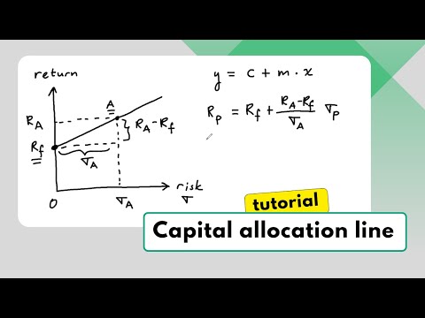 Capital allocation line / Fundamentals of investments / Episode 8