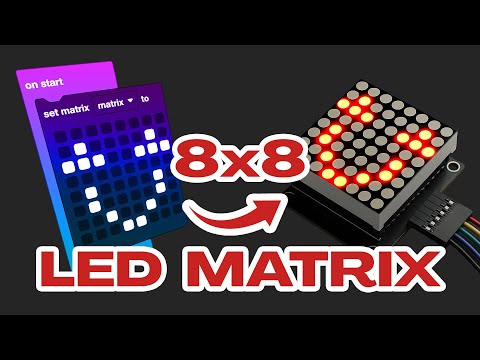 Elegoo 8x8 LED Matrix with MAX7219: Create Animations & Text Without Arduino Code!