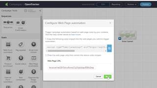 Infusionsoft - How to Track Email Opens in Campaign Builder - Step 2 of 2