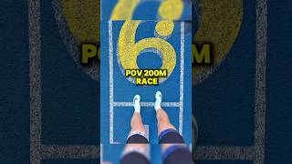 POV 200m Highschool Track Race 👟 🏃
