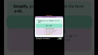 Simplifying COMPLEX NUMBERS #math #maths #mathematics #mathsshorts #mathstricks #advancedmath