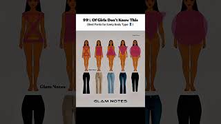 Find Your Perfect Pants 👖 Based on Body Shape #StyleHack #FashionShorts #ootd