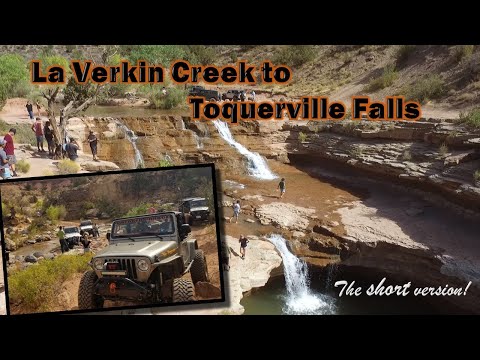 Jeeping Nephi's Twist to Toquerville Falls via La Verkin Creek -  the short version
