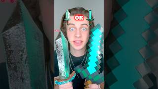 Real OR Minecraft Challenge!? 🤤