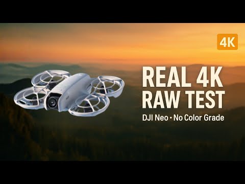 DJI Neo — REAL 4K  & 1080p RAW Test (Unedited, No Color Grade)