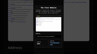 The first website