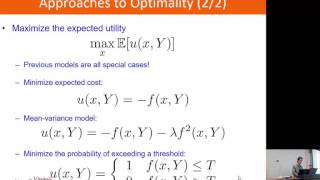 Resource Allocation in Wireless Networks Under Uncertainties: A Stochastic Optimization Framework