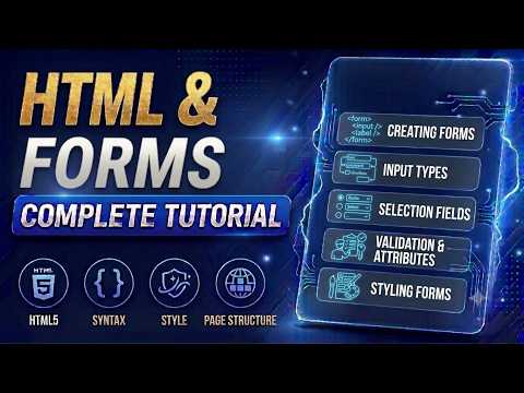 HTML Tutorial Part 14 | HTML Form Explained with Examples