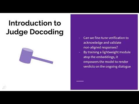 Judge Decoding Explained - Speed up Large Language Model to 9x