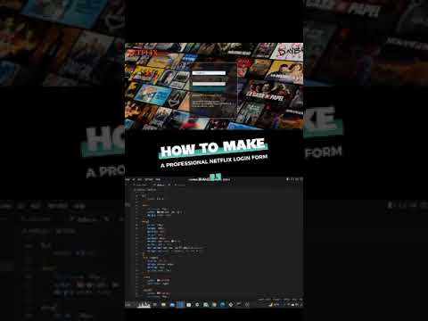 NETFLIX Login Form , Set custom Validation message