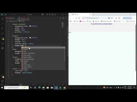 Html and css menu design