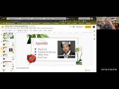 COL52  Day 14   Click Game Work Day