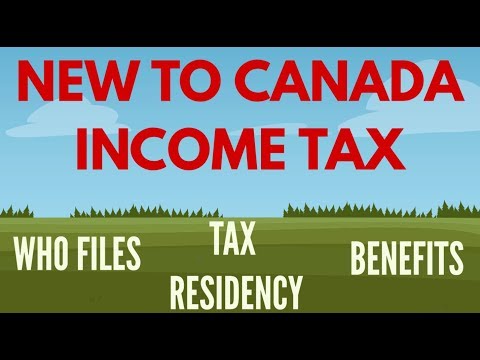 TAX RESIDENCY CANADA - Filing Taxes for the First Time