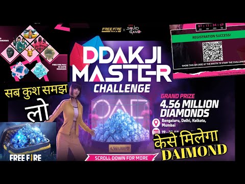 How To Registration Ddakji Master Challenge Free  FireDaimond🤔||How to Claim Dakji Master Daimond