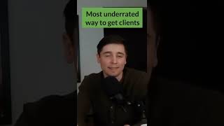 The most underrated way to get clients as a freelance web developer