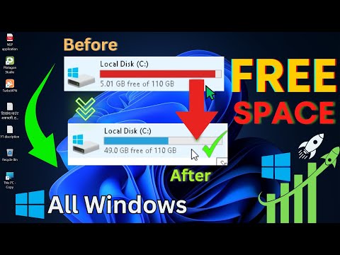 Boost 10x Laptop Speed || How to FREE Up More than 60GB+ Of Disk Space in All Windows || Fast 10x