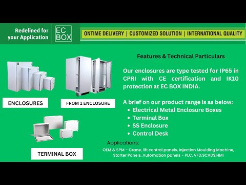 High-quality enclosures and terminal boxes for your industrial projects