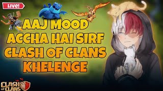 CLASH ON With Rusher is live : Today I am feeling better let's play clash of clans together