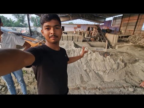 My vlog ( chousa ka brick making machine #vlog #dailyvlog 😮😮