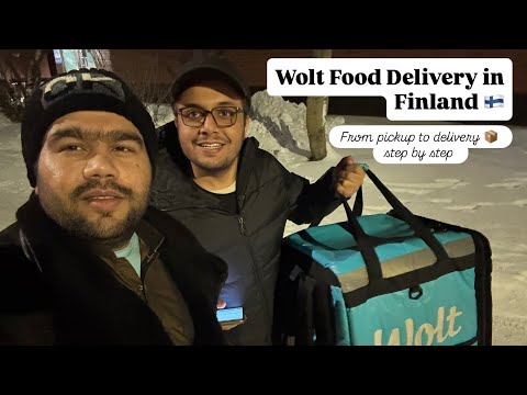Wolt Food Delivery in Finland 🇫🇮 | From pickup to delivery 📦 step by step explained 
