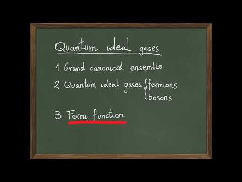 Lesson 3. Quantum Ideal Gases.