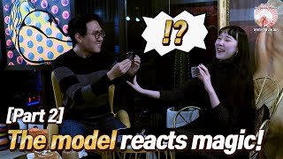 Model react magic part 2! || The magic reactions || reaction video