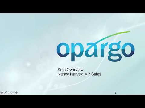Opargo Sets Functionality