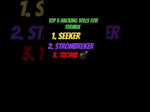 ToP 5 HACKING TOLL FOR TERMUX #shortvideo #viralvideo #coding #hacker #tips #programming  #trending