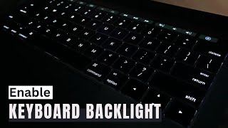 How to enable Keyboard Light in Laptop | Keyboard light