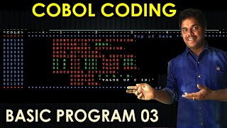 Basic Cobol Program 03 | COBOL Coding | COBOL | JCL | DB2 | CICS | Mainframe | Purushotam Academy