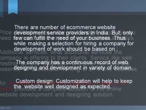 ecommerce website designing company in Delhi