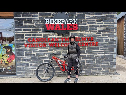 Riding the green and blue trails at Bike Park Wales