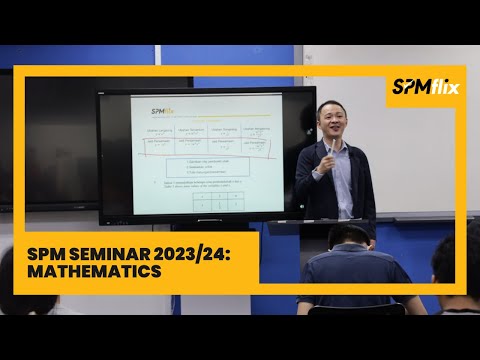 SPM Seminar 2023/2024: Mathematics with Sir Matthew (Part 2)