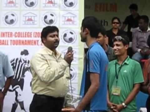 Akhil Kamath after recieving the MOM in the semis...